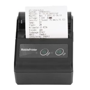 ANGGREK Receipt Printer Thermal Printing Fast Printing Thermal Label Printer Energy Saving with Taxi Receipt Printer Paper