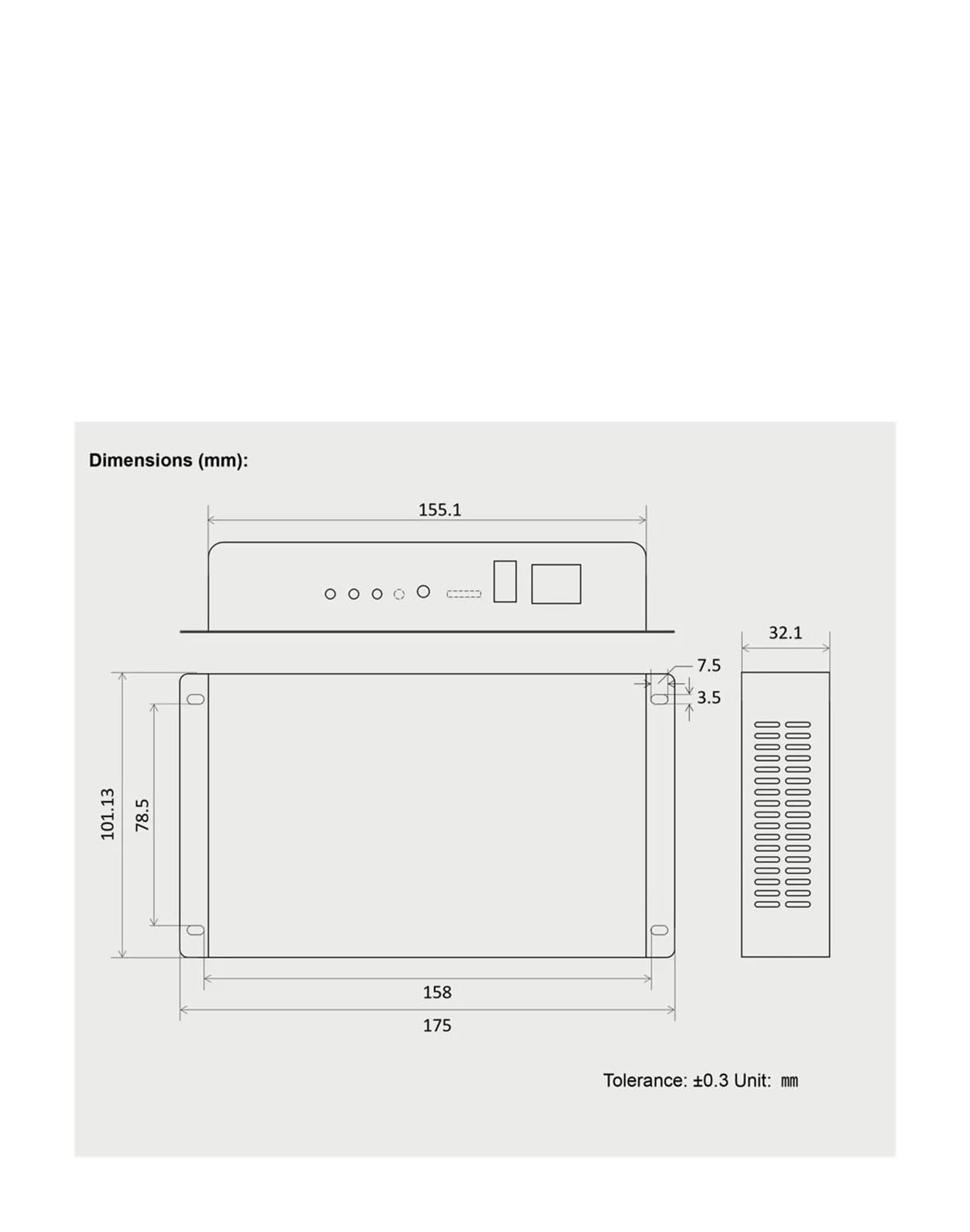 KACOME HD-A3L Full Color LED Panel Video Wall USB Port Controller LED Monitors Pixel Display Video Processor