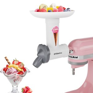 otomitra frozen fruit soft serve maker for kitchenaid stand mixer, dairy-free fruit desserts maker, frozen yogurt maker, dishwasher-safe sorbet maker, natural ice cream maker attachment