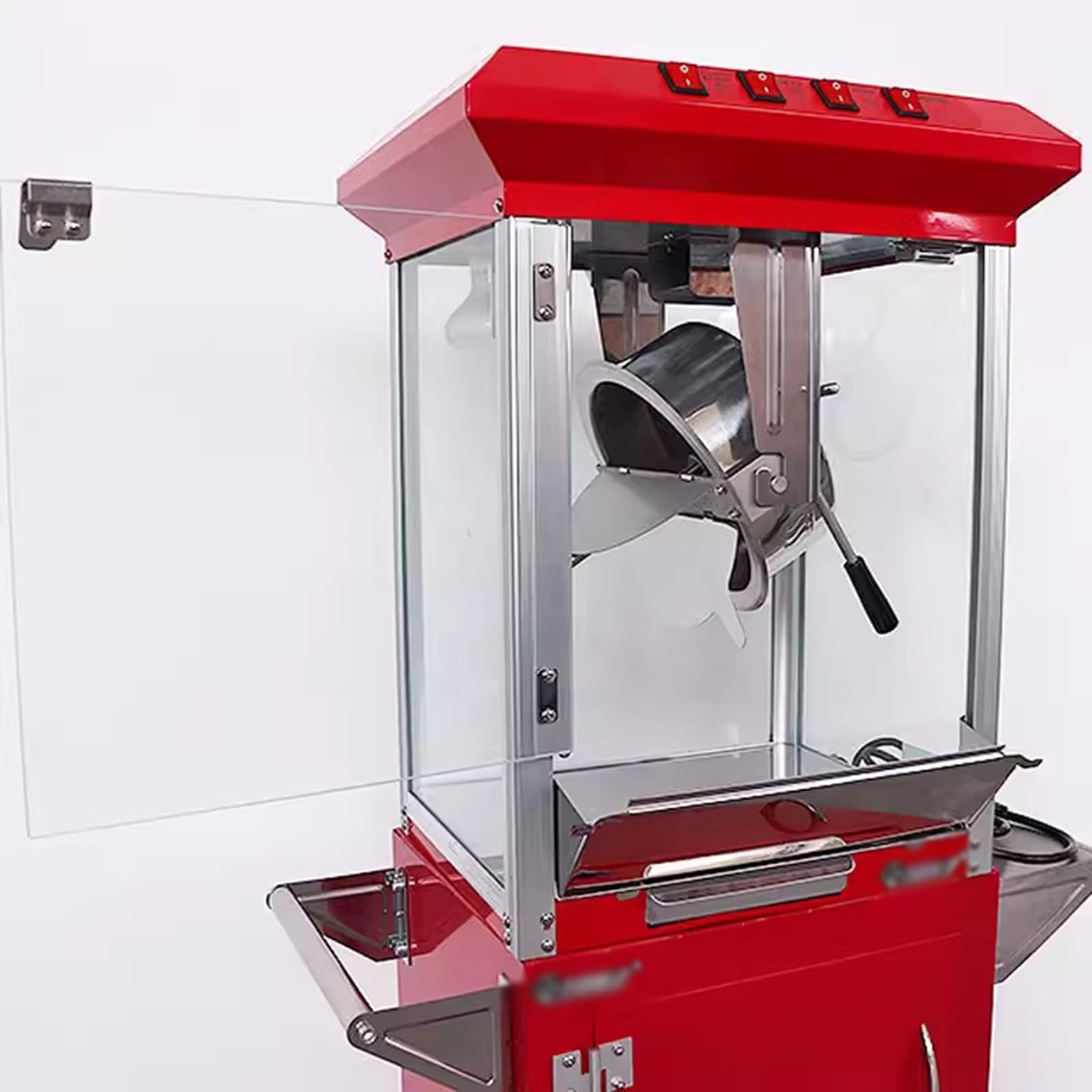 Popcorn Machine, Commercial Popcorn Cooker, Electric Popcorn Machine, Suitable for Home Theater, Party