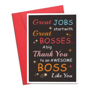 ggojagst funny boss card gifts for women men boss christmas gifts best boss ever gift boss day card gifts for her him thank you card gifts for boss leader manager boss birthday card boss's day card