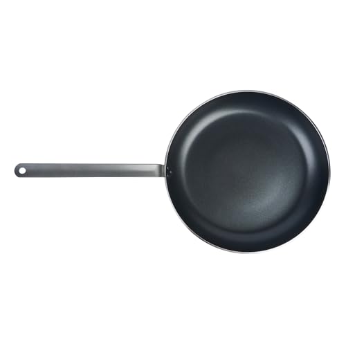 Restaurantware Met Lux 16 Inch Frying Pan, 1 Induction-Ready Cooking Pan - No-Stick, Compatible With All Cooktops, Aluminum Skillet, Oven-Ready, Ergonomic Handle