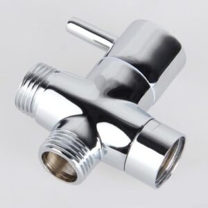 T-adapter Copper Water Separator 3-Way Valve T-Valve Adapter For Diverter Bath Toilet Bidet Sprayer Shower Head