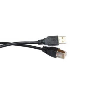 RIKYJIC USB to RJ50 10P10C Data Cable for Newland Scanner Connecting Computer(1.8 Meters)