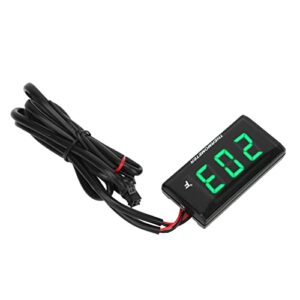 aklosipy lcd temperature gauge motorbike lcd te gauge motorcycle digital motorcycle lcd motorcycle temperature gauge for motorbikes (green)