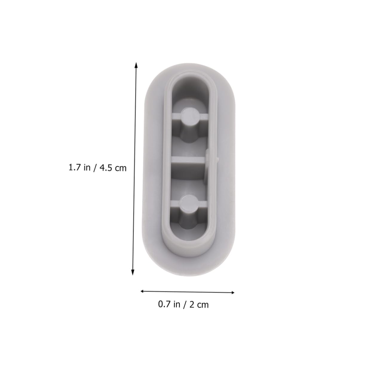 jojofuny 2pcs Toilet Seat Spacer Sitz Bath for Toilet Bumper Replacement Toilet Spacer for Bidet Toilet Lid Cushioning Pad Toilet Seat Antislip Gasket Toilet Accessories Padded Toilet Seat