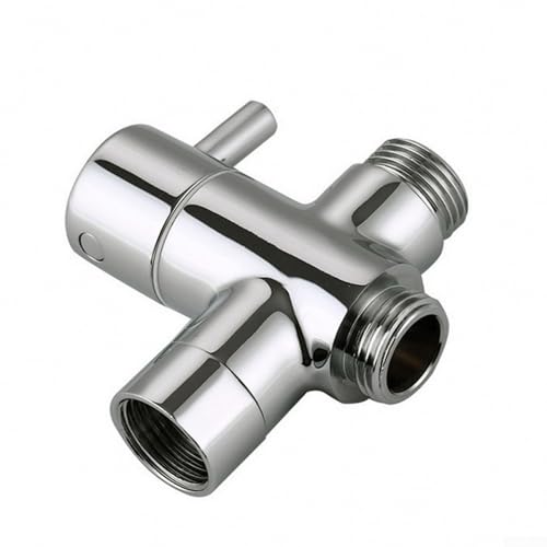 T-adapter Copper Water Separator 3-Way Valve T-Valve Adapter For Diverter Bath Toilet Bidet Sprayer Shower Head