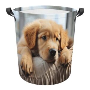 laundry hamper lazy dog puppy freestanding laundry basket thickened waterproof collapsible clothes hamper storage for clothes toys dorm and family