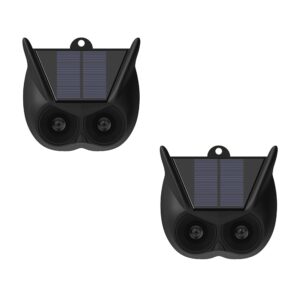 2pack solar outdoor flash warning light led warning light outdoor waterproof warning light suitable for warning wildlife suitable for courtyard farm orchard