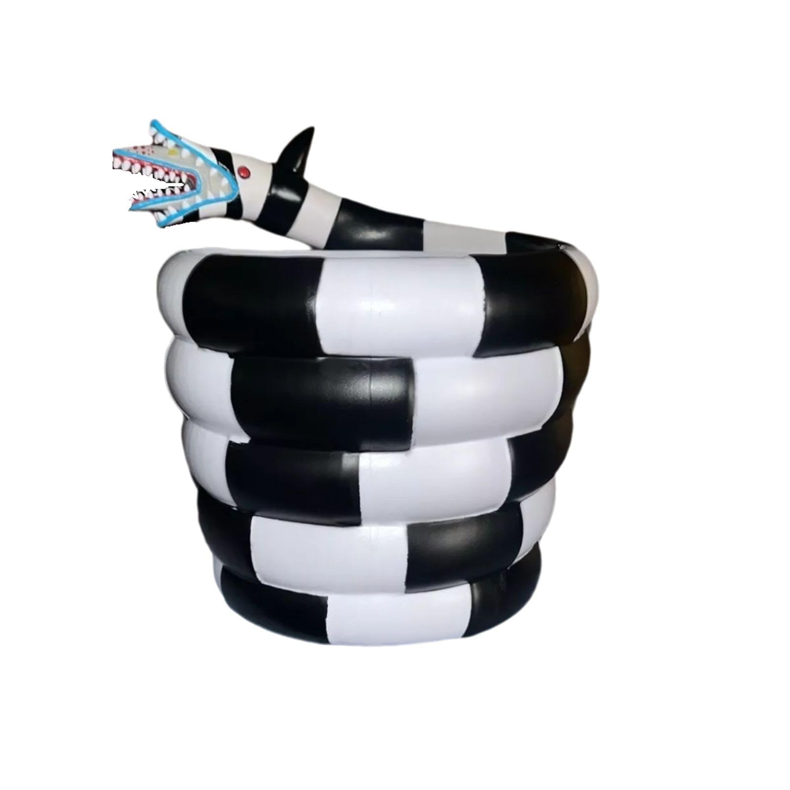 YruYptpaln Beetle juice Sandworm Popcorn Bucket 2024, Scary Halloween Popcorn Bowl, Popcorn Buckets Reusable for Halloween Party Decoration