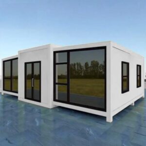 luxury 20＆40 ft portable mobile tiny living container house 2 bedroom ＆ 1 kitchen 1 bathroom prefab villa steel sandwich panel outdoor home use