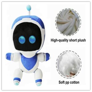 LPVIGJHK Astro Bot Plush, 11.8'' Astro Bot Plushies Toy, Cartoon Astro Bot Plush Doll Anime Plush Throw Pillow for Game Fans, Birthday Christmas Stuffers for Boys Girls