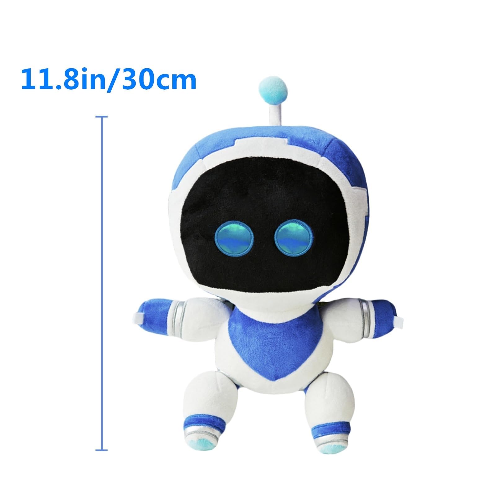 LPVIGJHK Astro Bot Plush, 11.8'' Astro Bot Plushies Toy, Cartoon Astro Bot Plush Doll Anime Plush Throw Pillow for Game Fans, Birthday Christmas Stuffers for Boys Girls