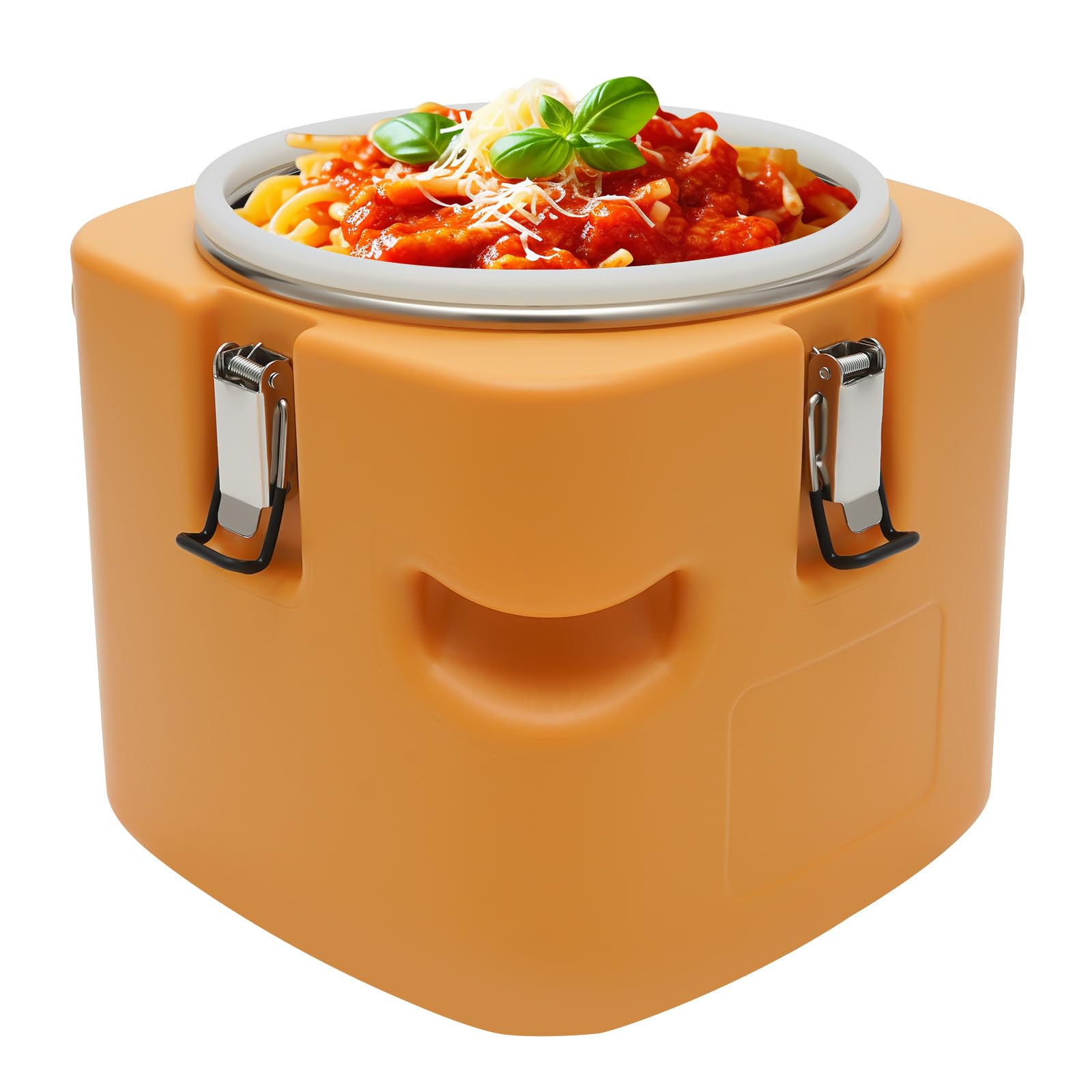 Insulated Food Carrier, Insulated Soup Pan Carrier, 9.5L 2.5gal Portable Commercial Hot Cold Food Warmer Box for Restaurant Canteen Home Party