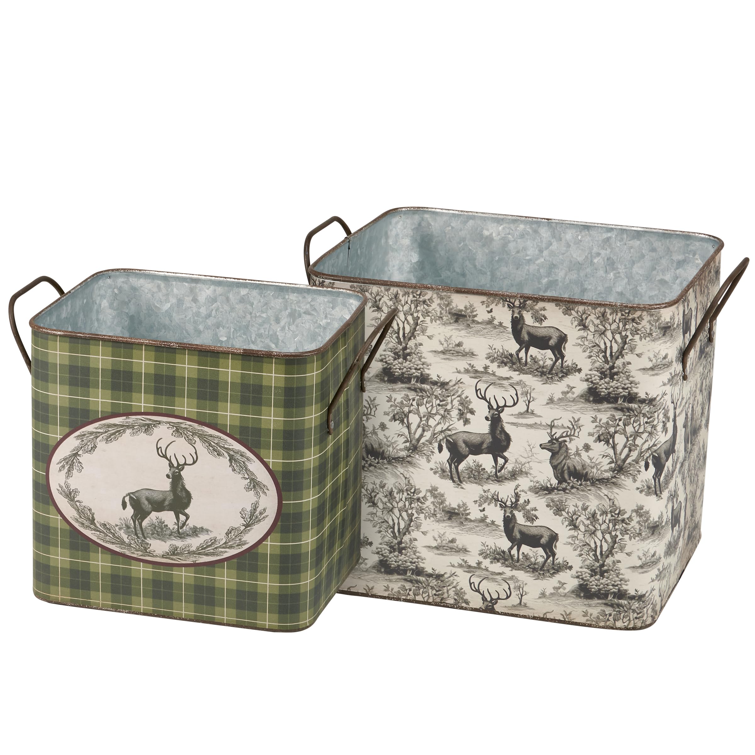 Primitives by Kathy Deer Toile Bin Set