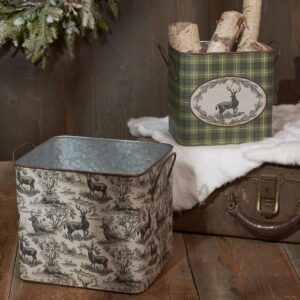 Primitives by Kathy Deer Toile Bin Set