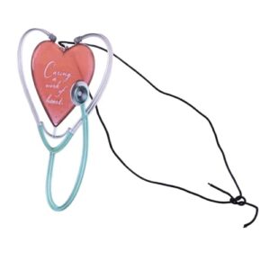 Heart Stethoscope Caring Decor, Christmas Heart Stethoscope Ornament, A Unique Appreciation Gift for Doctors, Nurses, and Caregivers, Adorn Your Christmas Tree with Medical Heart