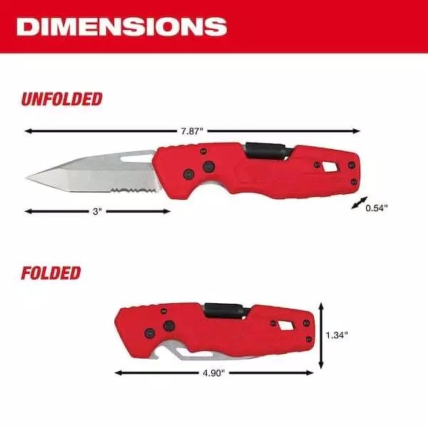 for Milwaukee Tool 48-22-1540 Fastback 5In1 Folding Knife