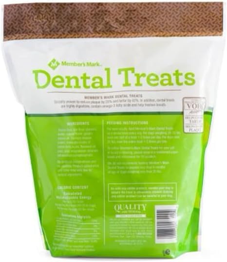 Member Mark Dental Chew Treats for Dogs (60 oz.) (Pack of 2)