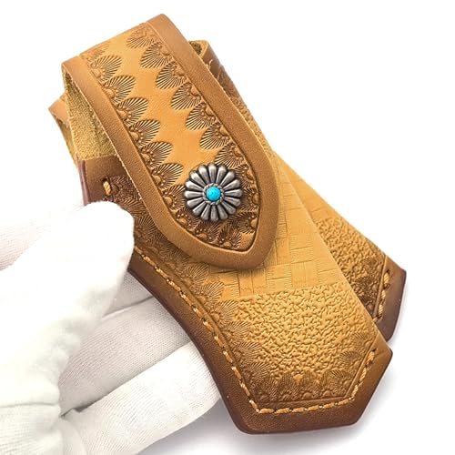 Leathers Pouches Handmade Holsters Belt Loop Case Holder Bag Folding Sheath For Cutting Tool Carriers