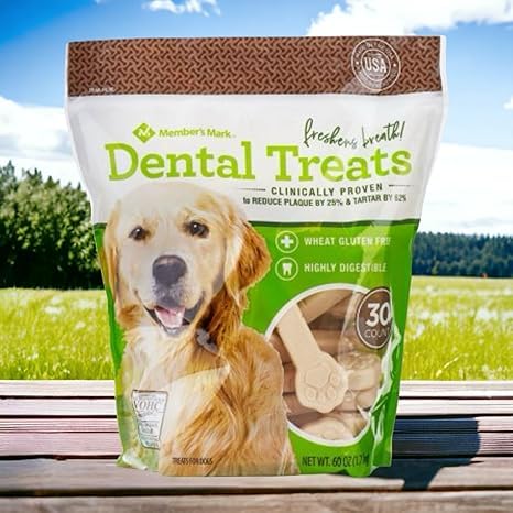 Member Mark Dental Chew Treats for Dogs (60 oz.) (Pack of 2)