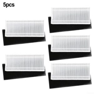 5 Pcs Filter Replacement For IHome Nova S1 Pro, IHRVS1PRO-3BLK, IHRVS1-3BLKS, IHRV9-BLKS Sweeper Accessories Filter, Robotic Vacuum Cleaner Parts