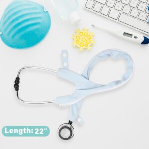 Beautyflier Stethoscope Covers Compatible with 3M Littmann Classic III Monitoring Stethoscope, 2 IN 1 Stethoscope Sleeve Stethoscope Clip for Doctors, Nurses, Medical Students, Stethoscope Accessory