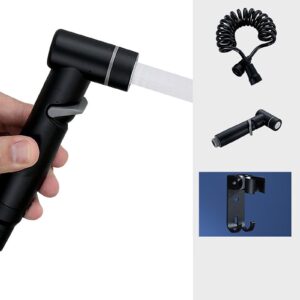 Modern Bathroom Handheld Bidet Sprayer Set Elegant Toilet Hand Sprayer Long Flexible Hoses Hand Shower For Bathroom