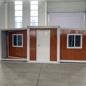 40FT Tiny Home for Adults to Live in, Portable Prefab House Customizable,Foldable Mobile Home with Steel Frame, Prefabricated Expandable Container House Modular Home, Tiny Home, prefab Home