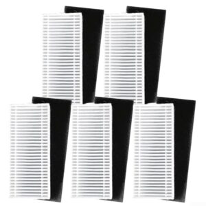 5 Pcs Filter Replacement For IHome Nova S1 Pro, IHRVS1PRO-3BLK, IHRVS1-3BLKS, IHRV9-BLKS Sweeper Accessories Filter, Robotic Vacuum Cleaner Parts