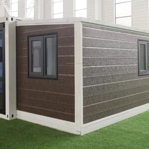 Prefab Tiny House, 40FT, 3 Bedrooms, Full Bathroom, Kitchen, 800 sq ft, Foldable Mobile Home, Modular Home, Container Home, Tiny House to Live in, Cabin Prefab (40FT).