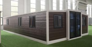 prefab tiny house, 40ft, 3 bedrooms, full bathroom, kitchen, 800 sq ft, foldable mobile home, modular home, container home, tiny house to live in, cabin prefab (40ft).