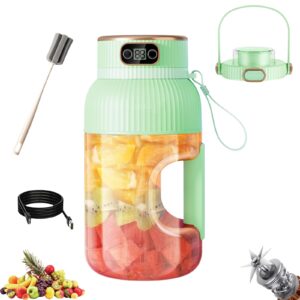 large capacity ovidian juicer cup, multifunctional portable juicer cup with digital display, portable smoothie blende with direct drinking lid