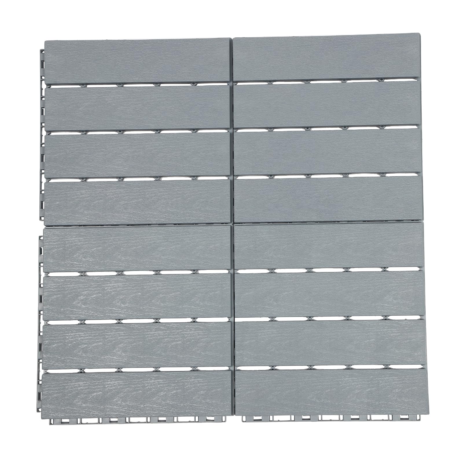 HYDIYGT Balcony Flooring – 27-Pack Interlocking Deck Tiles – 12 x 12-inch Floor Tiles – Flooring Tiles for Balcony, Patio, Porch, Indoor, Outdoor – Waterproof and Weatherproof (27 Dark Gray)