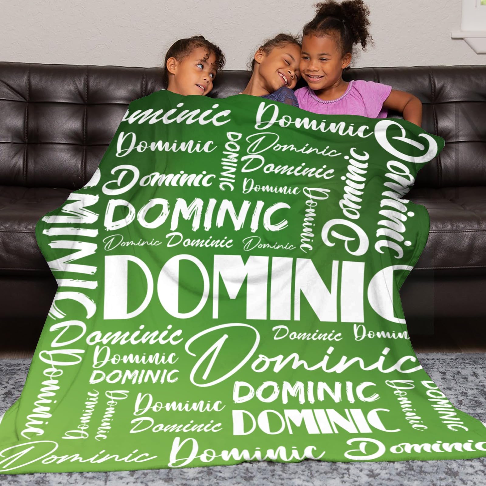 Personalized Name Blanket for Kids Adults Custom Blanket with Name Personalized Blankets and Throws Super Soft Flannel Blankets Gifts for Chrismas Birthday