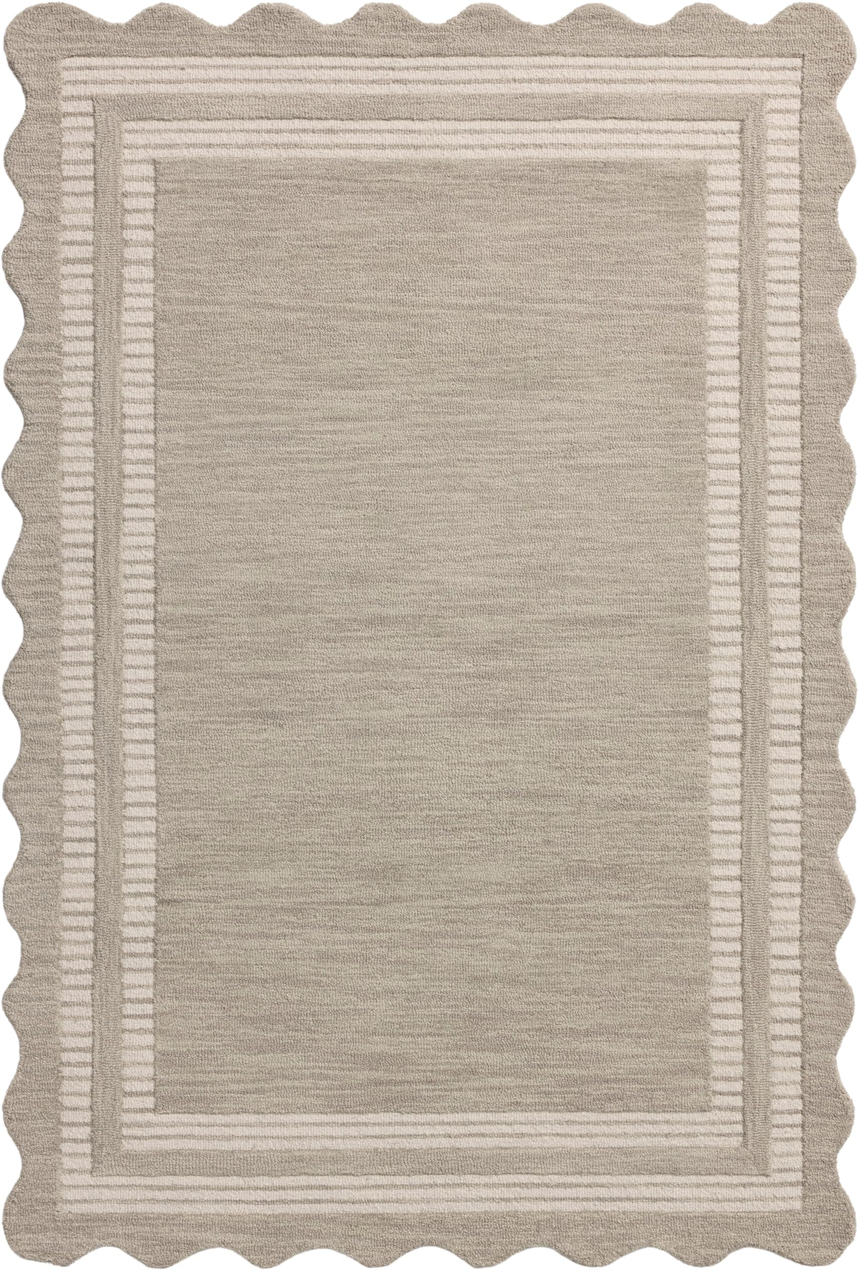 Loloi Chris Loves Julia Scottie Collection SCO-01 Fog/Ivory 2'-6" x 9'-9", .87" Pile Height, Runner Rug