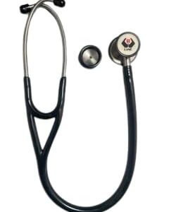 Lanescope Convertible Cardiology Stethoscope by Lane Instrument, Multiple Colors Available (Black)