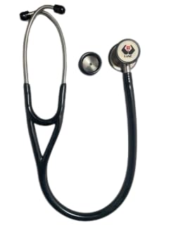 Lanescope Convertible Cardiology Stethoscope by Lane Instrument, Multiple Colors Available (Black)