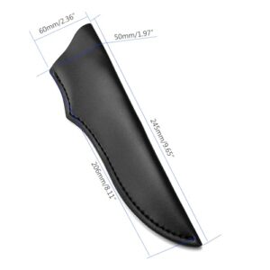 Straight Holder Pocket Sheath Handmade Pouches Leathers Holsters Outdoor Carry Sheath Tool Easy To Use