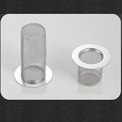 Stainless Steel Floor Drain Filter Mesh Kitchen Bathroom Sewer Anti-blocking Bathtub Sink Hair Filter Strainer Trap