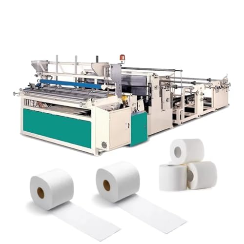 Toilet Tissue Roll Making Machine Toilet Paper Embossing Rewinding Machine