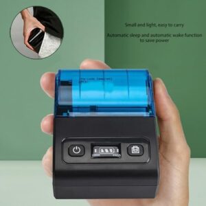 Heayzoki 58mm Thermal Receipt Printer, Portable Thermal Printer, Multi Language Support Bluetooth Mobile Thermal Printer,1500mAh Battery