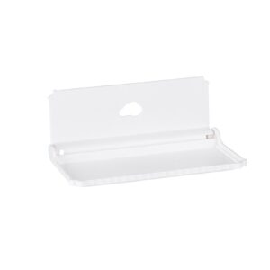 1pcs decorative trays foldable plastic floating shelf stick on wall for kitchen bathroom any place extra storage needed wall mounted bedside