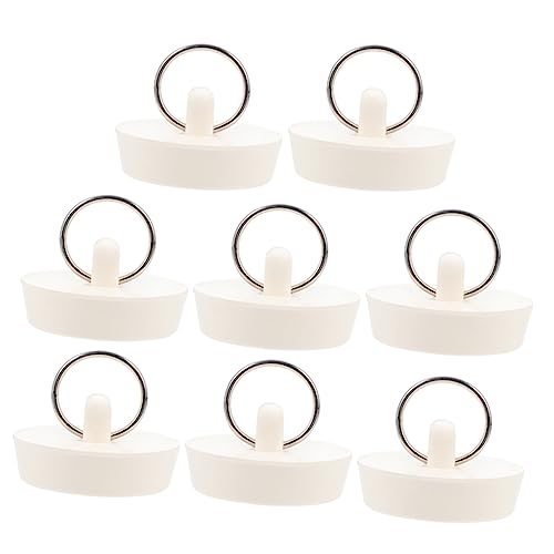 8pcs Tub Plug for Bathtub Water Trough Sink Bathtub Plug Drain Stopper Tub Overflow Drain Bath Tub Stoppers Drain Stopper Bathroom Tub Bathtub Rubber Plug Tub Stopper Bathtub Drain Cabilock