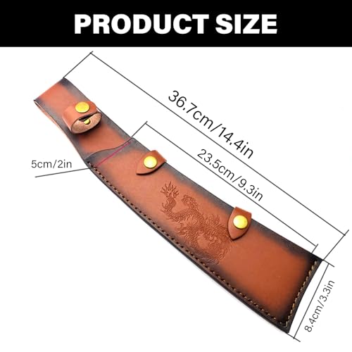 Portable Cutter Storage Sheath Pouches With Belt Rings Leathers Holsters Belt Pockets Straight Cutter Holder Enduring