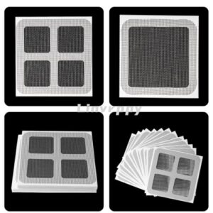 20-Pack 4"x4" Disposable Drain Covers, Hair Catcher Mesh Stickers for Shower, Sink, Bathtub, Kitchen – Easy Hair & Debris Prevention, for Human and pet Hair