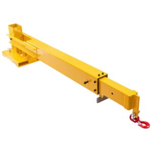 Towallmark 6000 lbs/3 Ton Adjustable Forklift Mobile Crane, Telescoping Design (83" - 149") for Warehouses, Factories, and Construction Sites