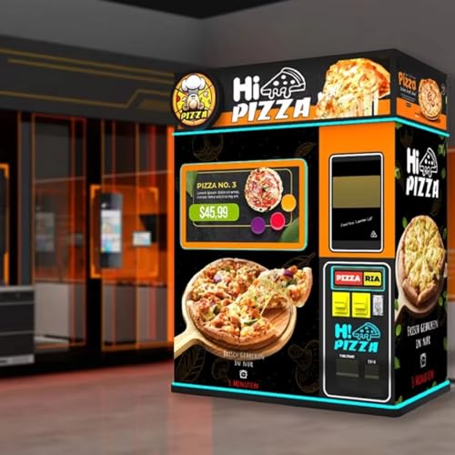 Smart Pizza Machine Business Automatic Pizza Vending Machine Self-Service Pizza Kiosk for Sale Indoor Outdoor Self-Service Fresh Pizza