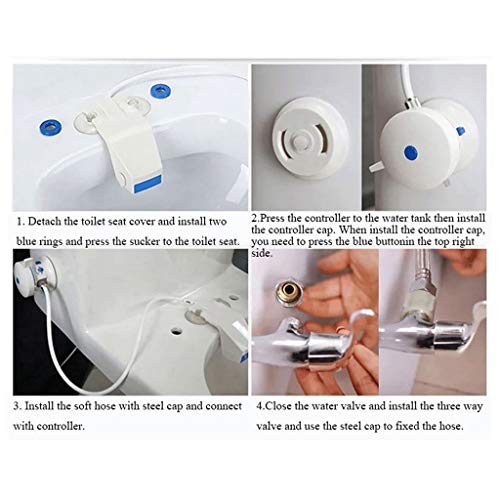 For Smart-Toilet For Seat-Bidet Ass Flusher-Water Sprayer-Manually Controlled Toilet Flushing-Sanitary Device-Du