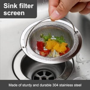 Effective Drain Filter For Kitchen Sink Bathtub Hair Catcher Shower Drain Hole Filter With Handle For Bathoom